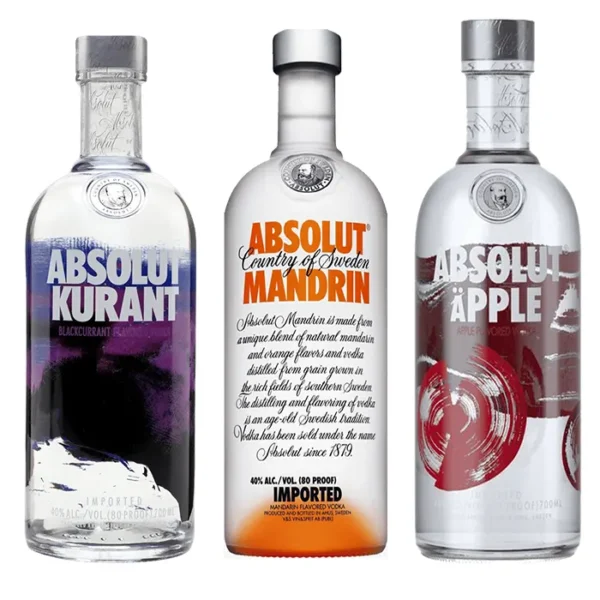 ABSOLUTE FLAVOURED VODKA